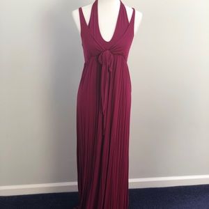 ella moss • burgundy maxi dress
